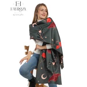 شال دوبل فيس بخامة جوخ فاخرة، مصمم خصيصًا ليمنحك التدفئة والشياكة في آنٍ واحد (نسخة)